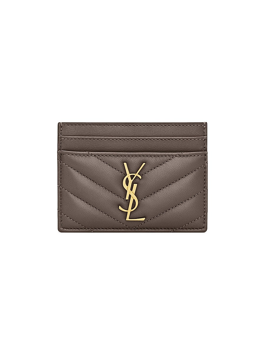 Cassandre Matelass Card Case in Lambskin