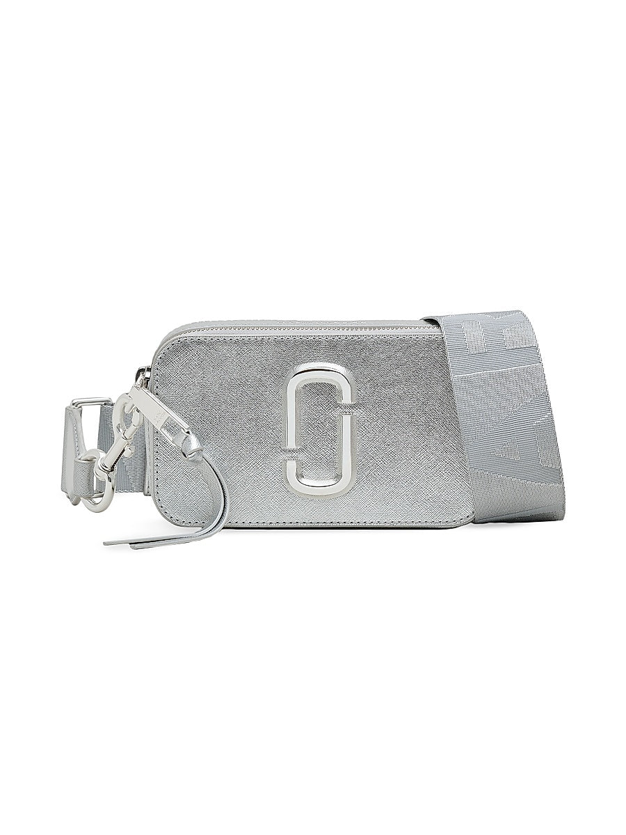 The Snapshot Metallic Leather Crossbody Bag