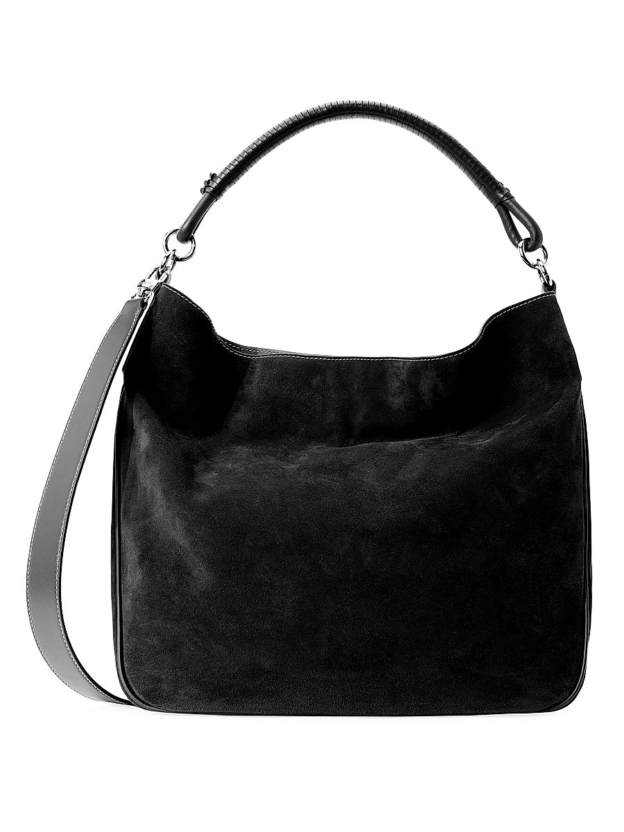Perry Suede Hobo Tote Bag