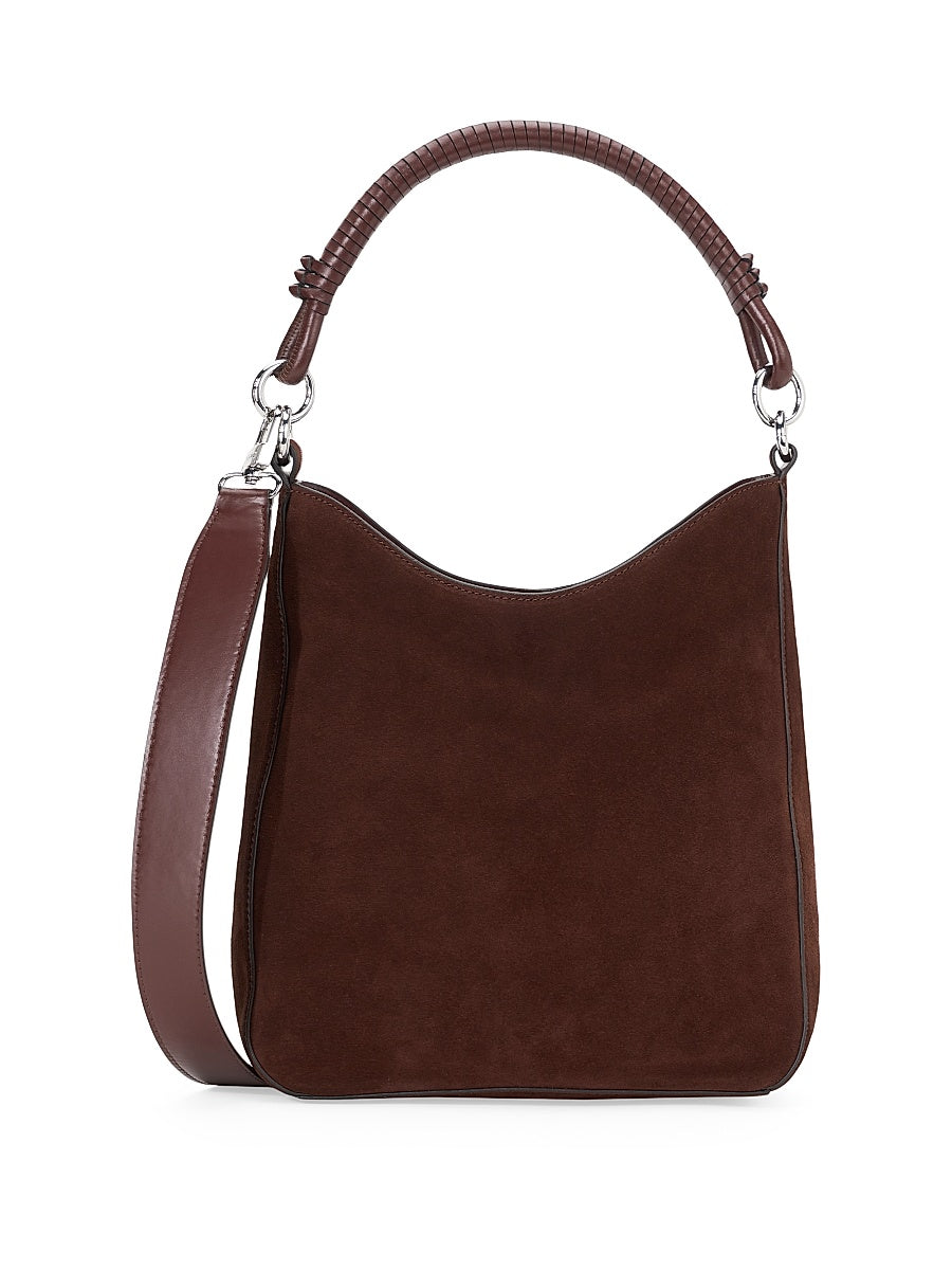 Mel Suede Shoulder Bag