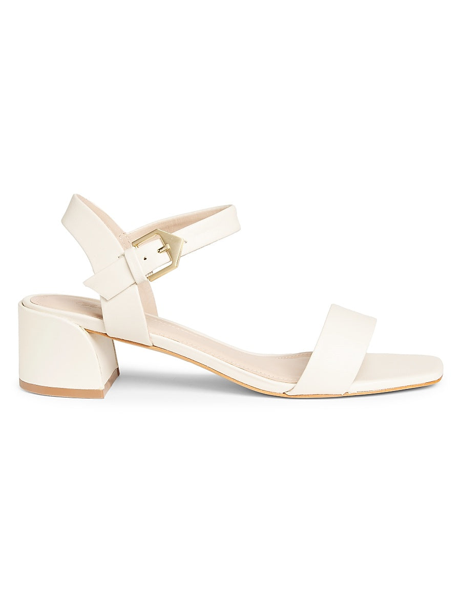 COLLECTION 45MM Leather Block-Heel Sandals