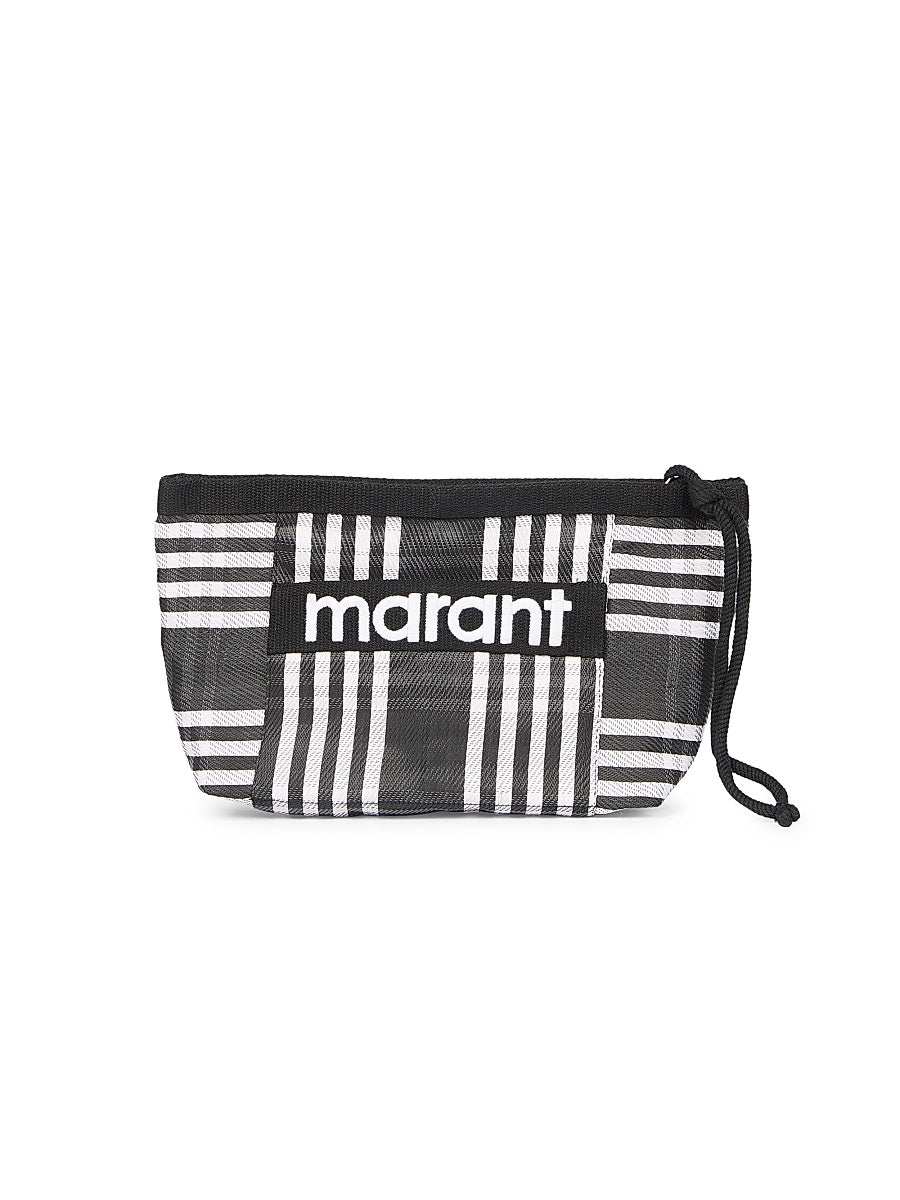Powden Striped Logo Pouch