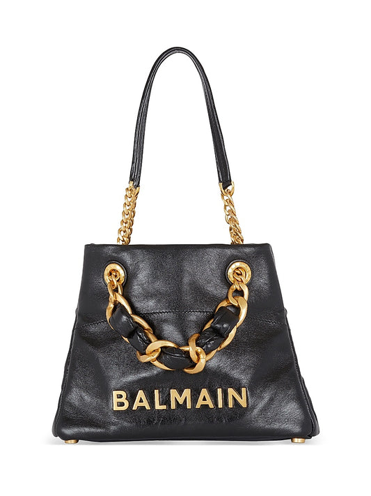 1945 Soft Cabas Crinkled Leather Bag