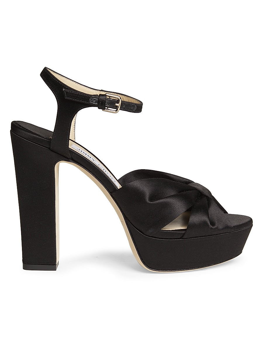 Heloise 120MM Satin Platform Sandals