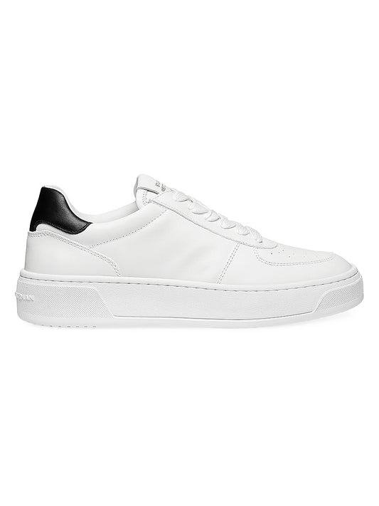 Courtside Low-Top Leather Sneakers