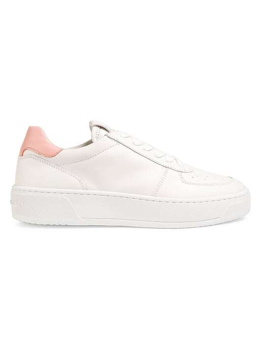 Courtside Low-Top Leather Sneakers