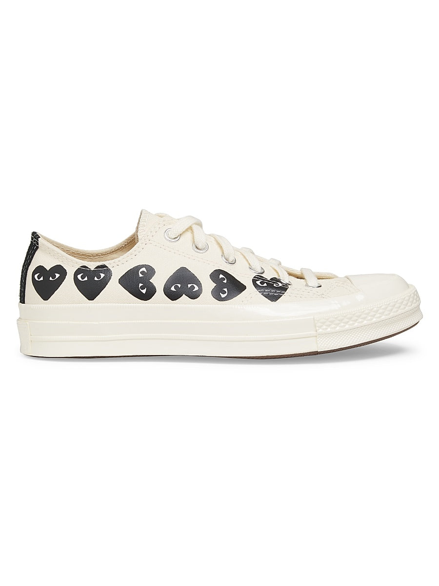 CdG PLAY x Converse Women's Chuck Taylor All Star Heart Low-Top Sneakers