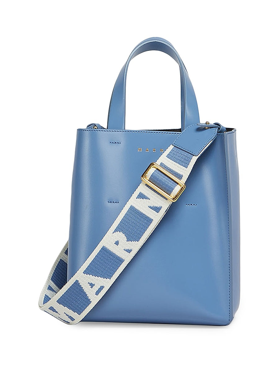 Mini Museo Leather Top Handle Bag