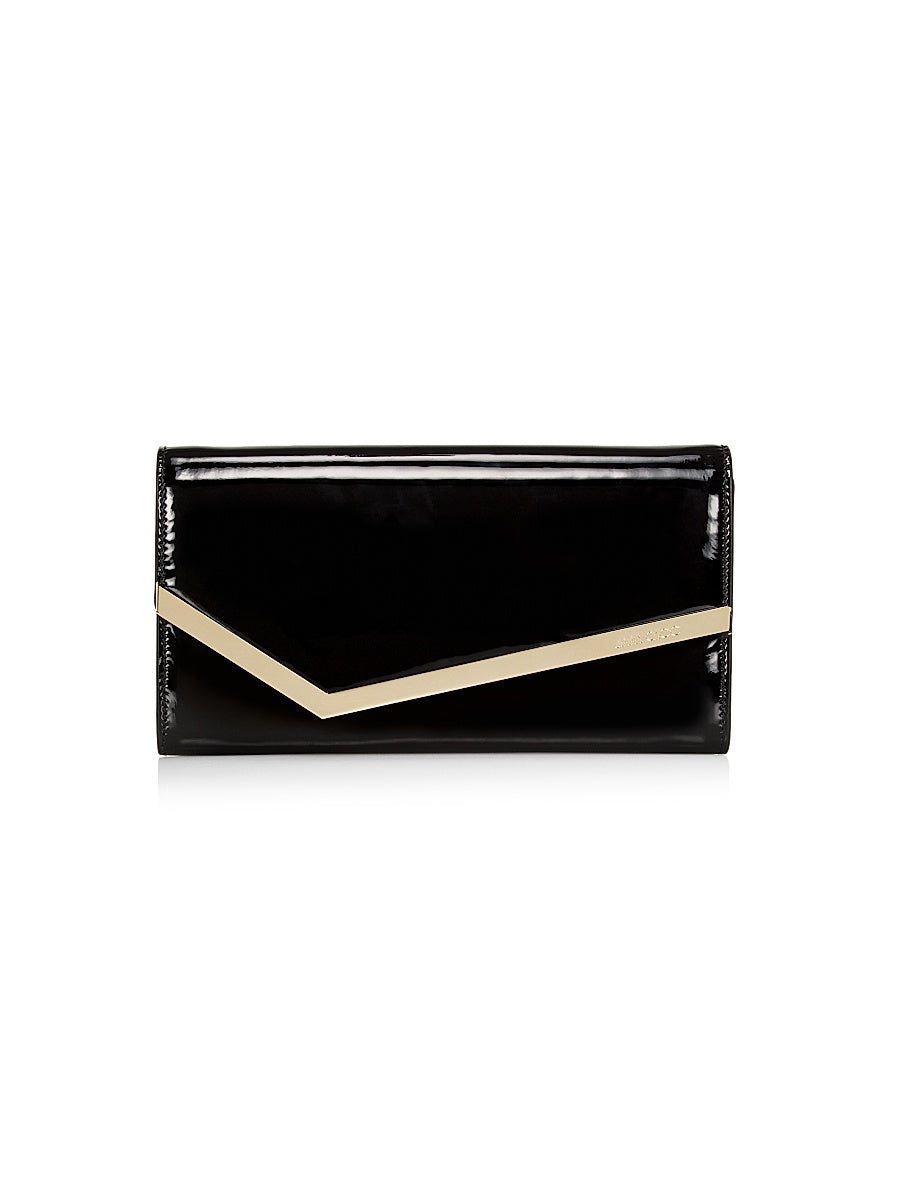 Emmie Leather Clutch-On-Chain