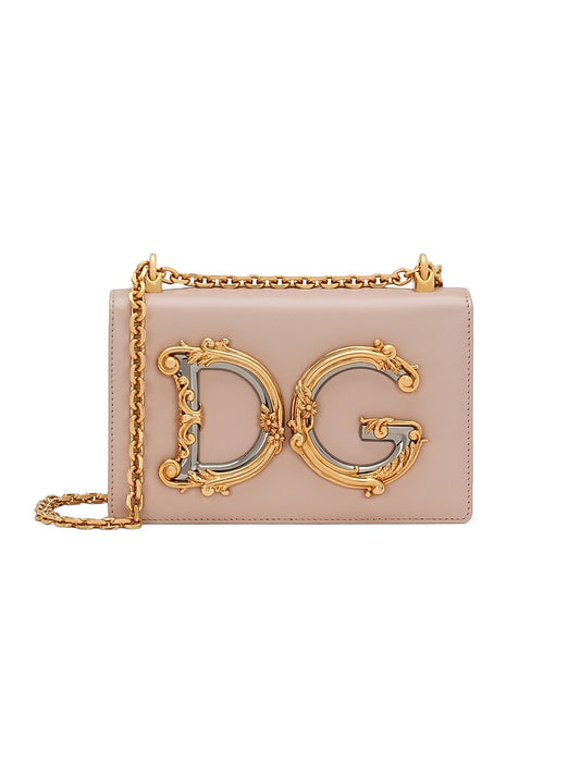 DG Girls Leather Crossbody Bag