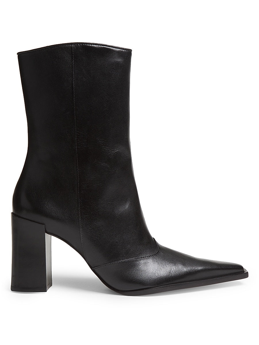 Raffaela 90MM Leather Booties