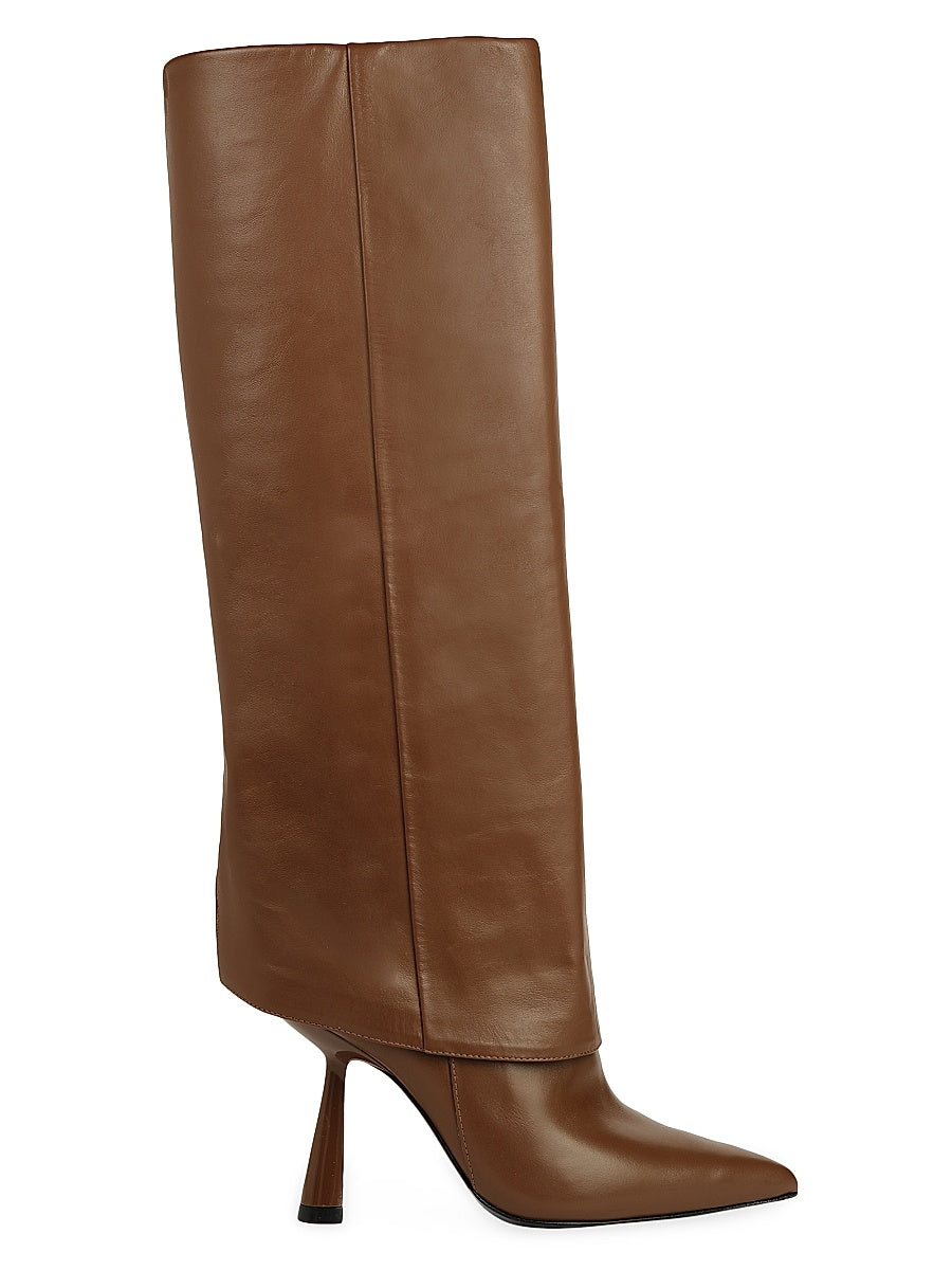 Martine Leather Knee-High Boots