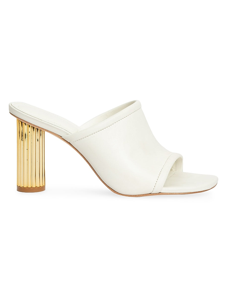 Winston 80MM Leather Mules