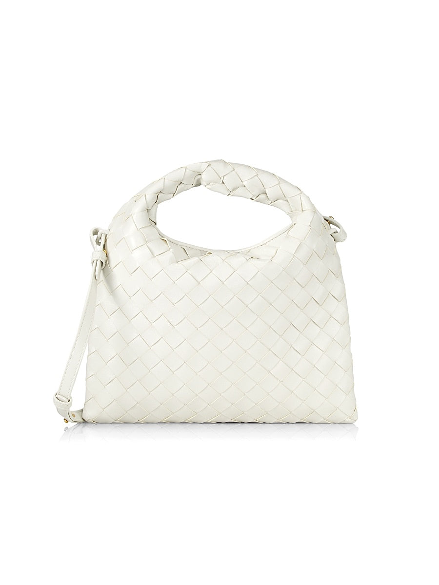 Mini Hop Intrecciato Leather Crossbody Bag