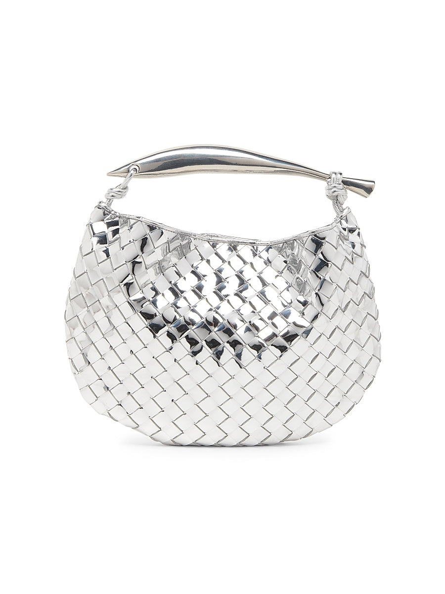 Sardine Intrecciato Leather Top-Handle Bag