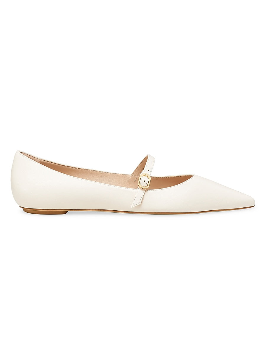Emilia Leather Mary Jane Ballet Flats