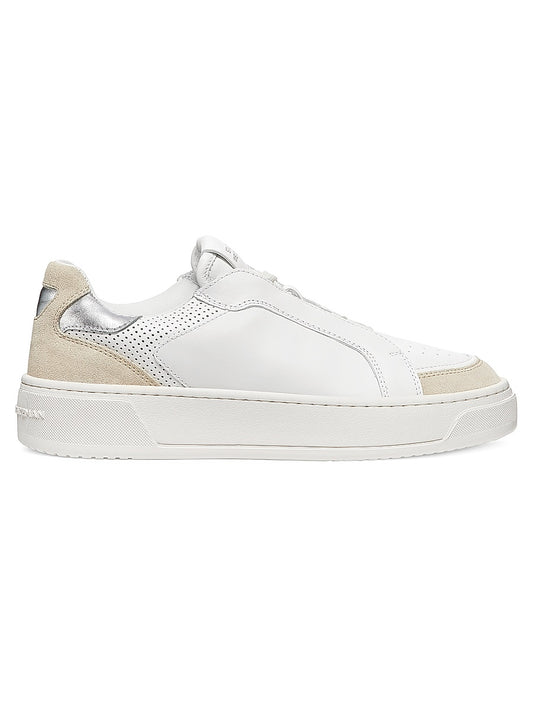 Courtside Retro Leather Low-Top Sneakers