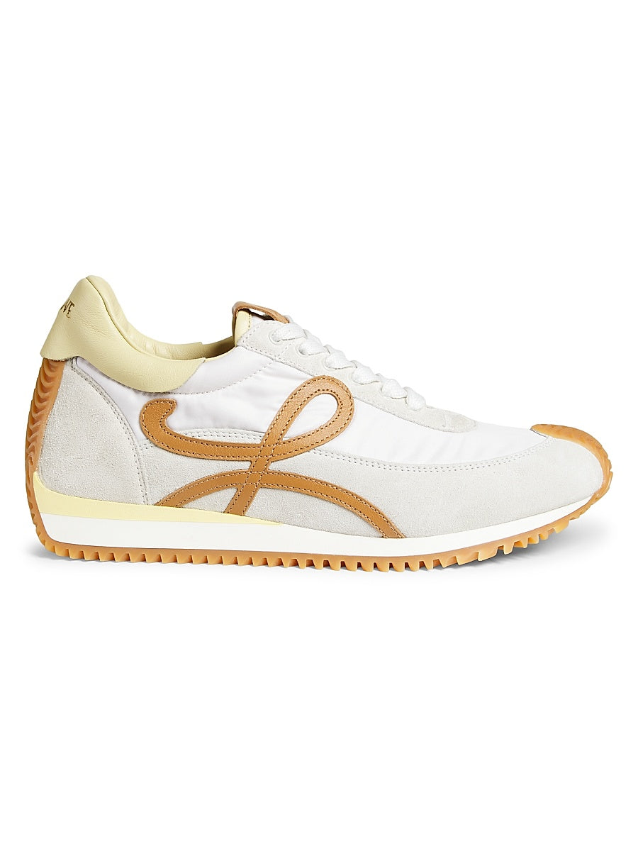 Women's Flow Suede &amp; Nylon Runner Sneakers