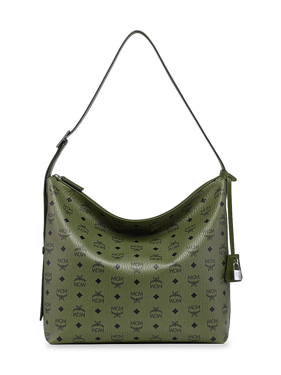Large Aren Visetos Hobo Bag