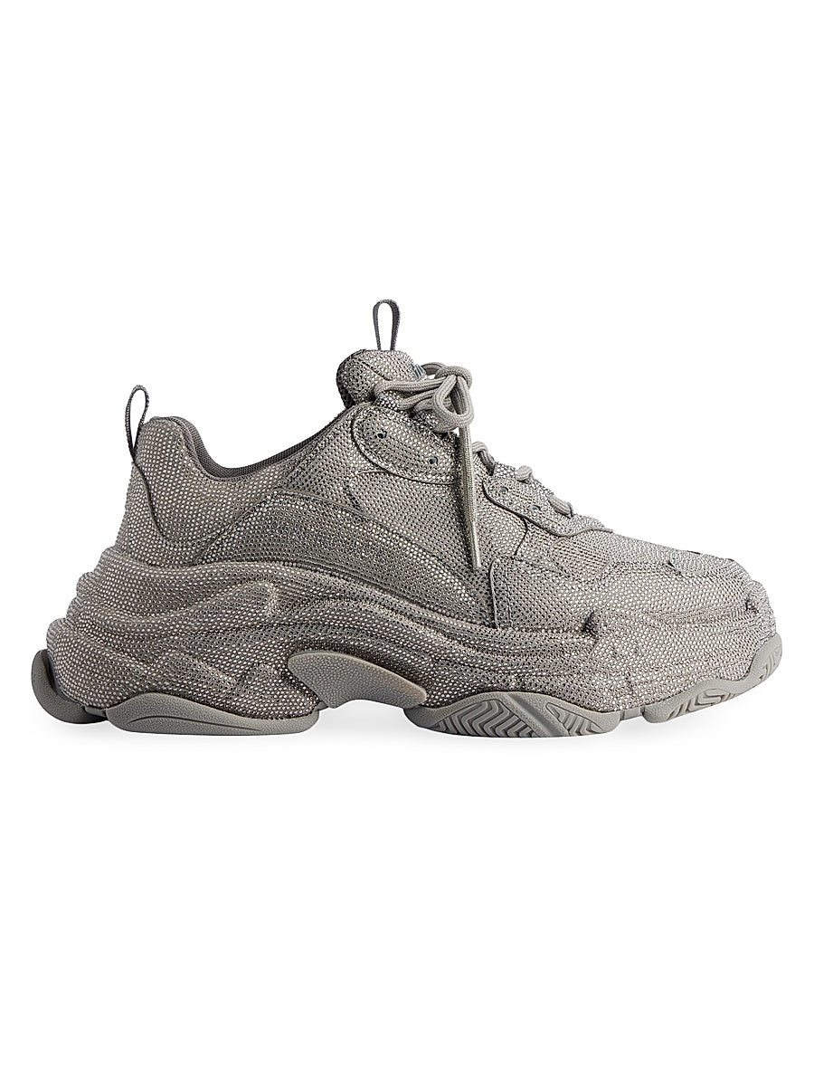 Women's Triple S Sneakers with Rhinestones