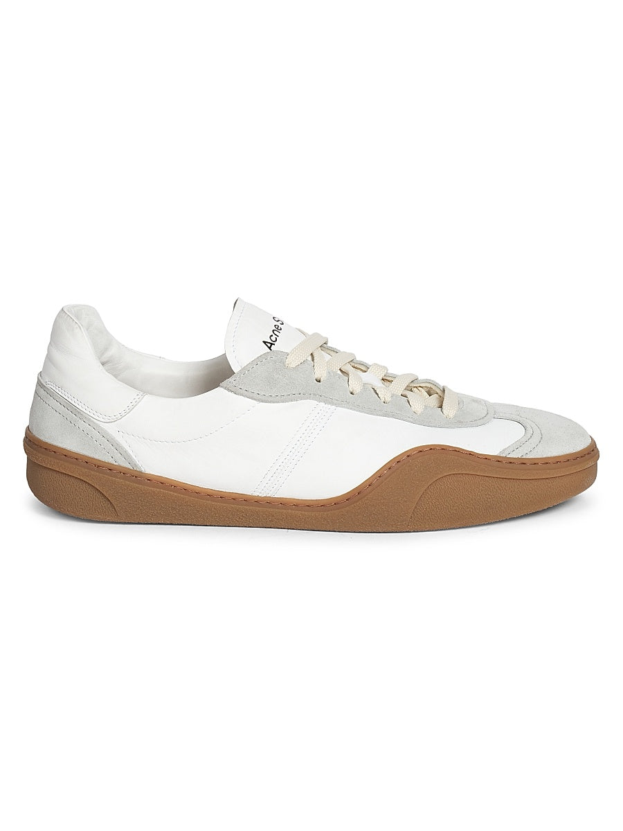 Bars Leather Low-Top Sneakers