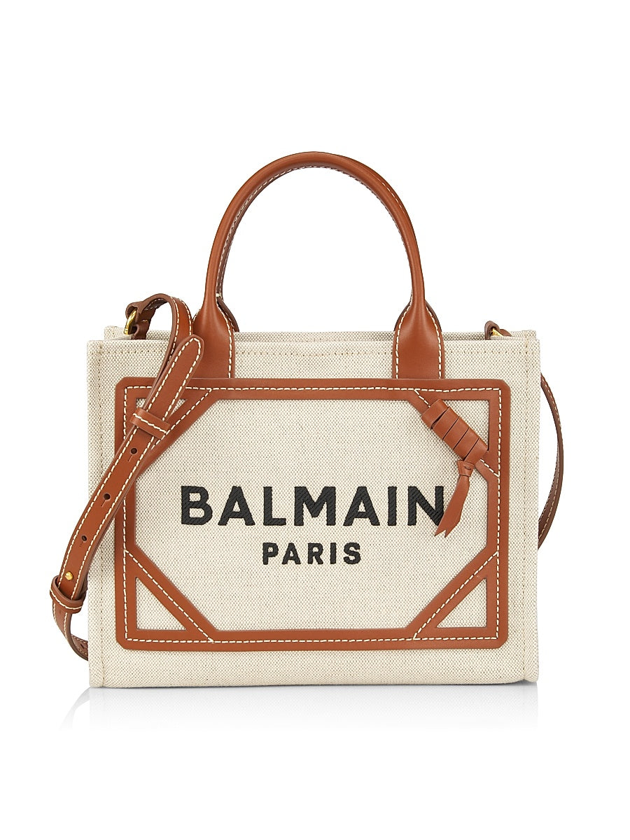 B-Army Canvas Logo Shopper Tote Bag