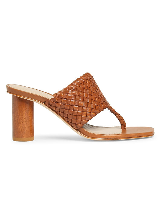 70MM Leather Sandals