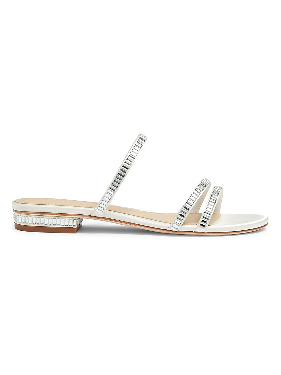 Crystal-Embellished Sandals