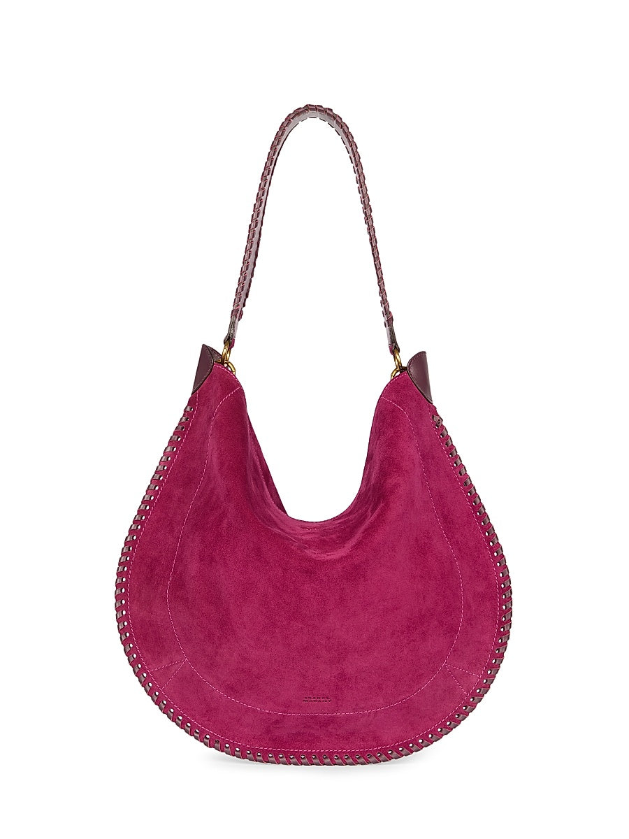 Oskan Suede Leather Hobo Bag
