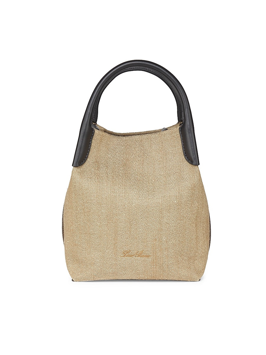 Small Bale Rustic Silk Top Handle Bag