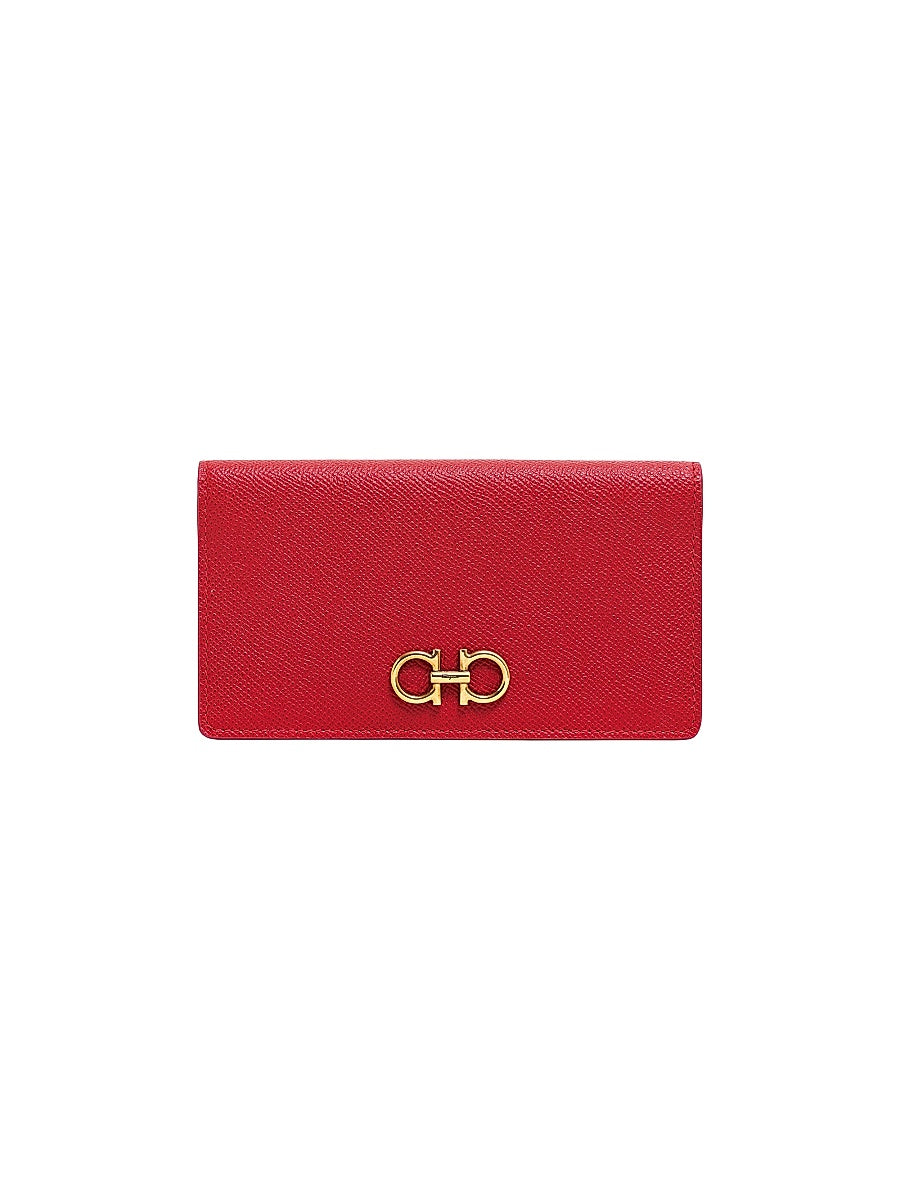 Gancini Continental Leather Wallet