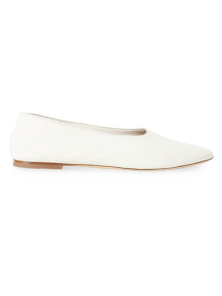 Alba Leather Ballet Flats