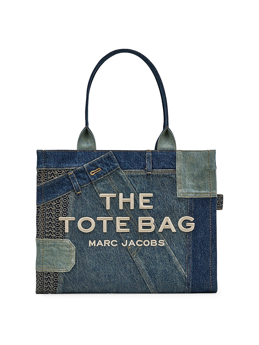 The Deconstructed Denim Large Tote Bag