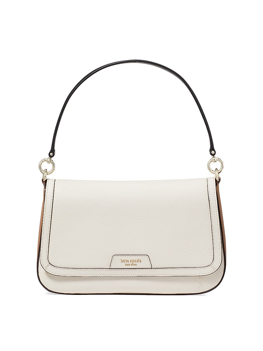 Hudson Colorblocked Leather Shoulder Bag