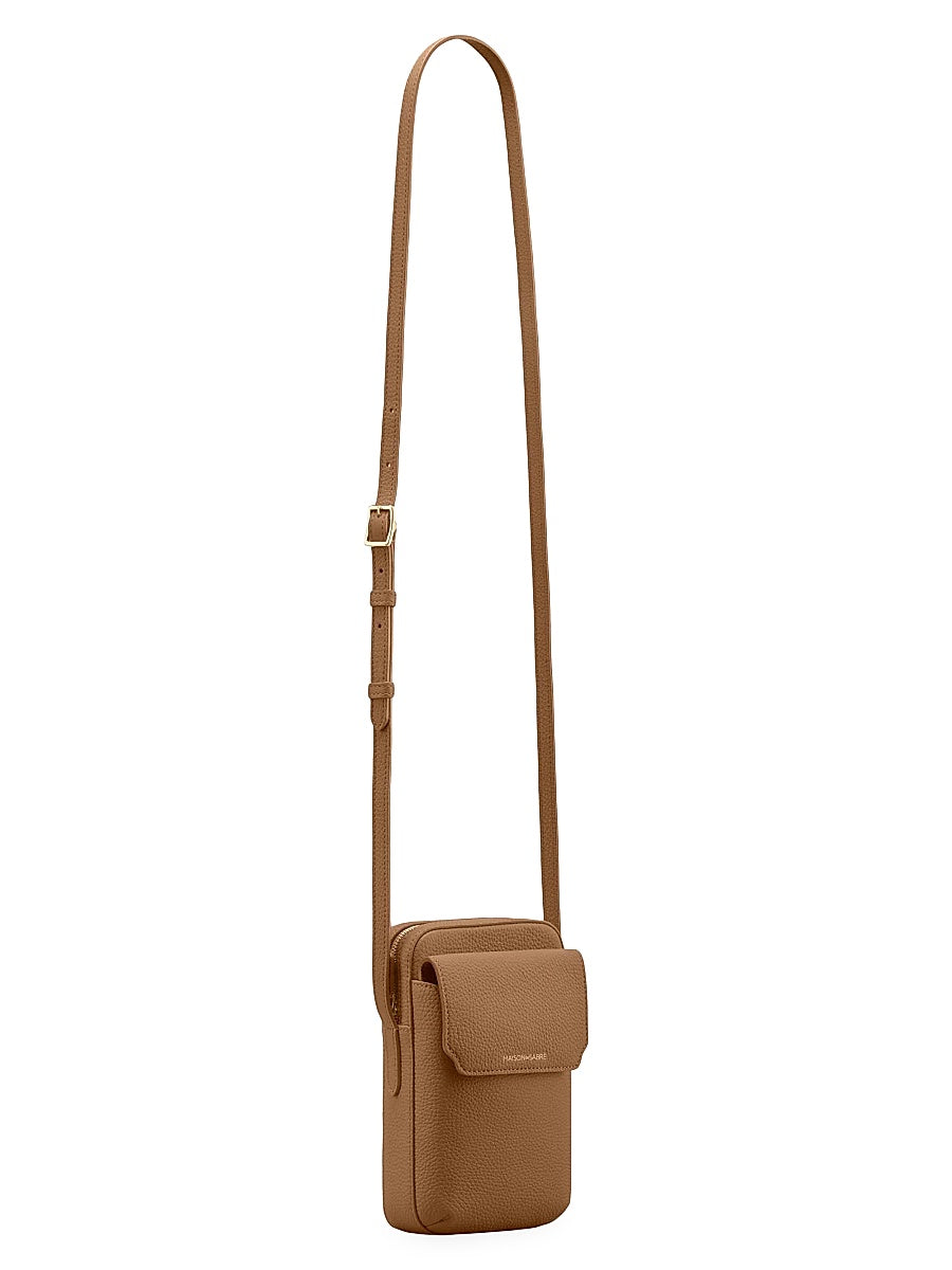 Leather Zip Phone Pouch