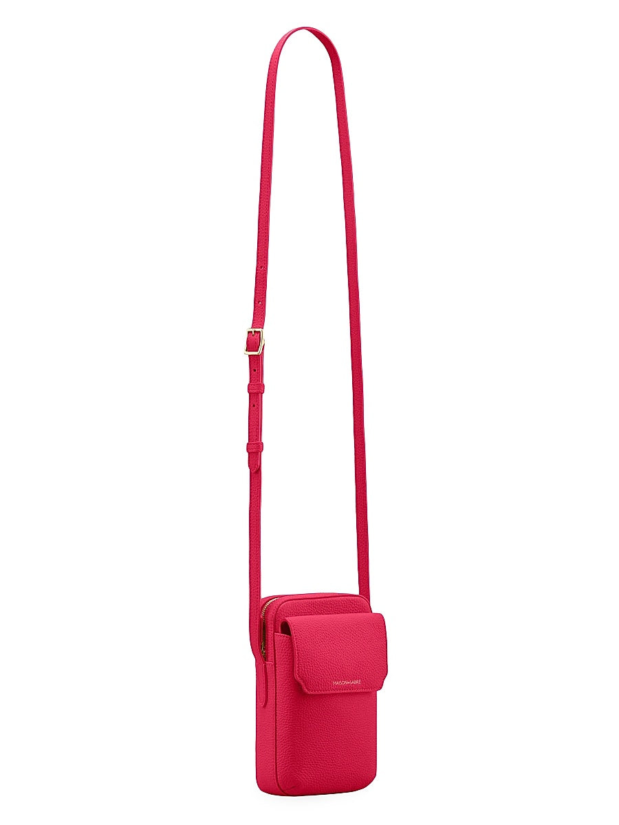 Leather Zip Phone Pouch
