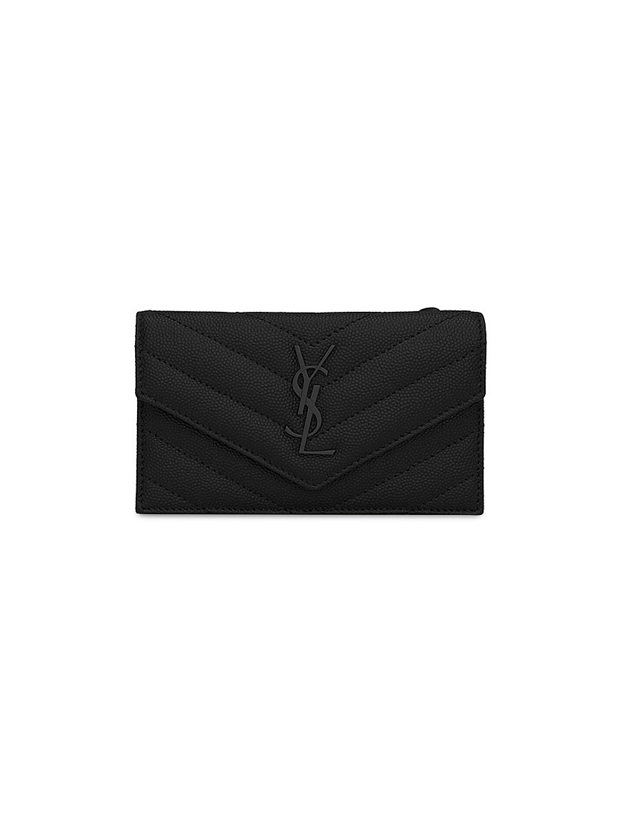 Cassandre Matelassé Fragments Flap Card Case