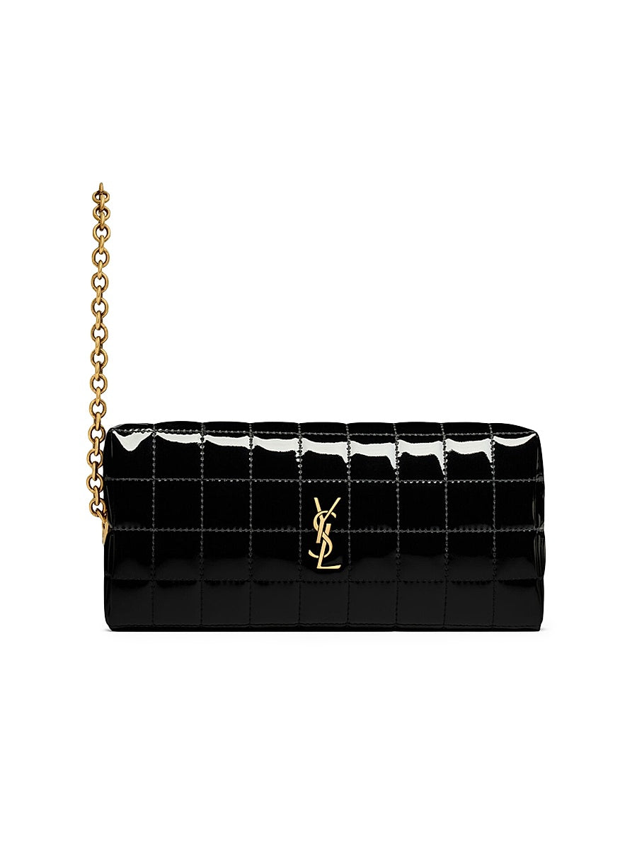 Cassandre Matelassé Carré Pouch on Chain