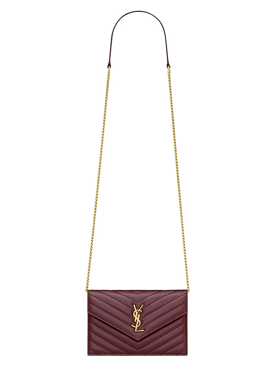 Cassandre Envelope Chain Wallet in Lambskin