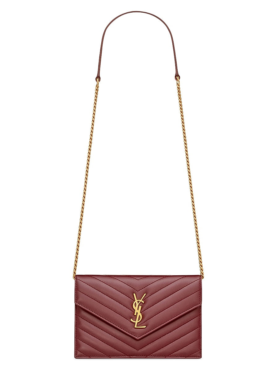 Cassandre Envelope Chain Wallet in Lambskin