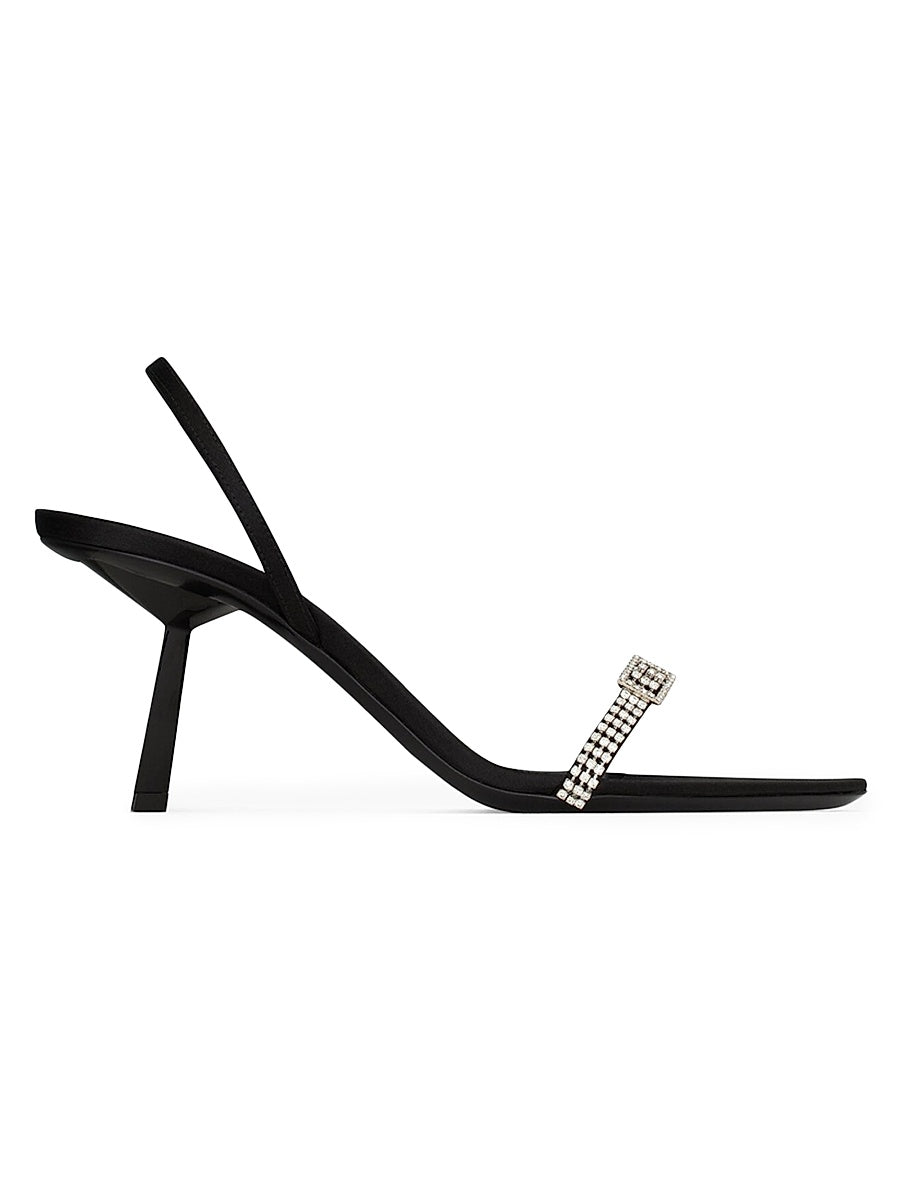 Rendez-Vous Sandals in Satin Crepe