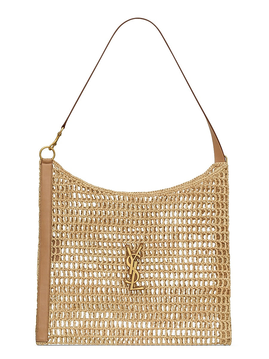 Oxalis in Raffia Crochet and Vegetable-Tanned Leather