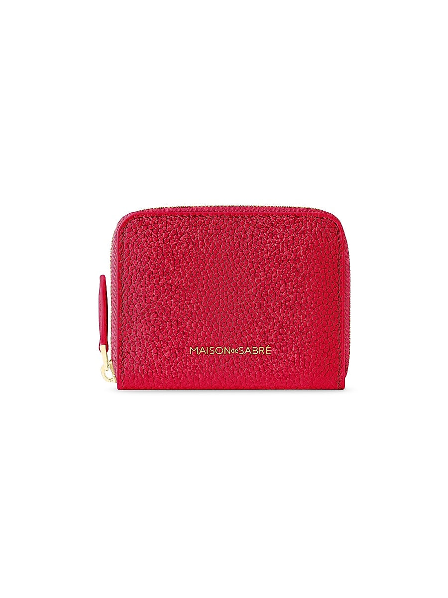 Small Leather Zipped Wallet