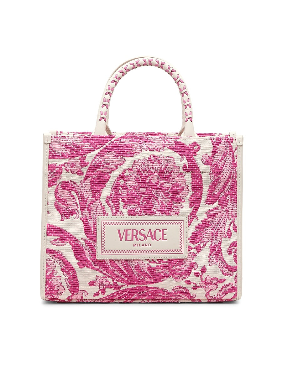 Athena Barocco Raffia Tote Bag