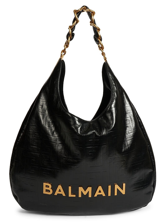 1945 Soft Cabas Embossed Leather Hobo Bag