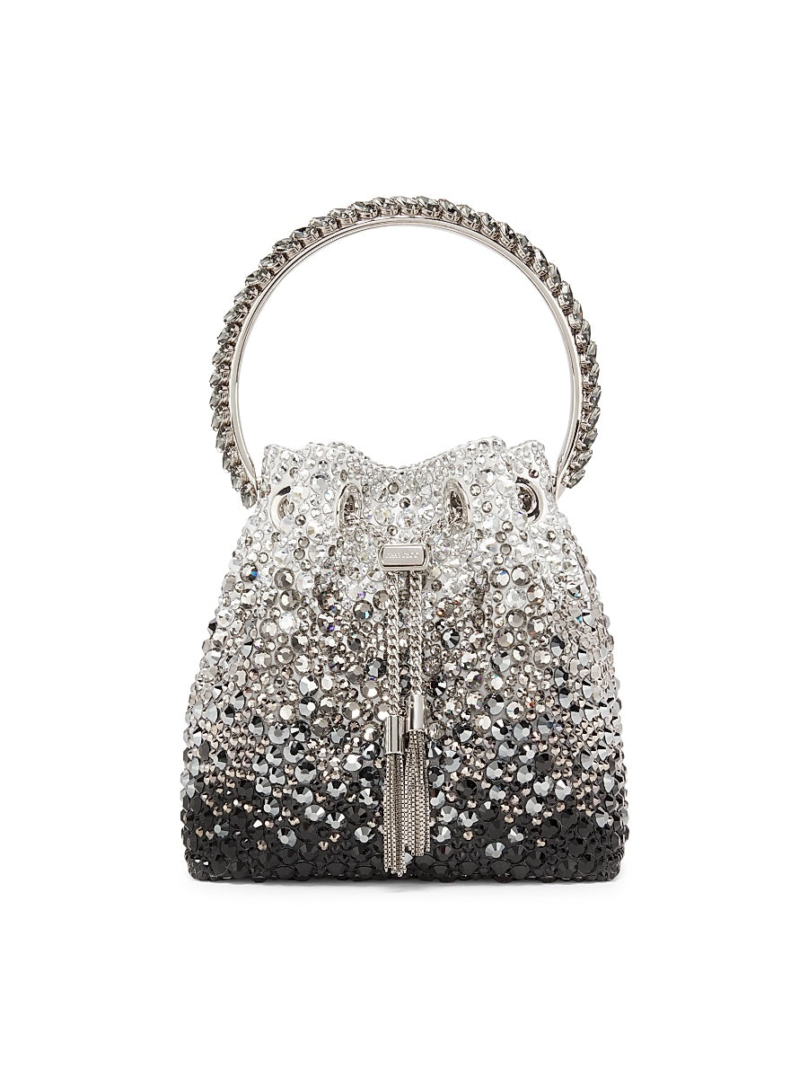 Bon Bon Crystal-Embellished Satin Bag