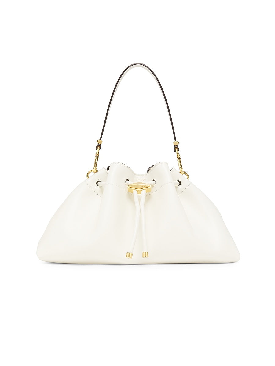 Cinch Leather Bucket Bag