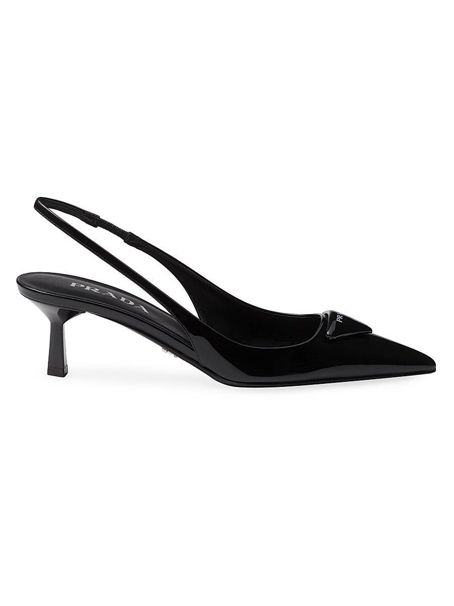 Patent Leather 55MM Slingback Pumps