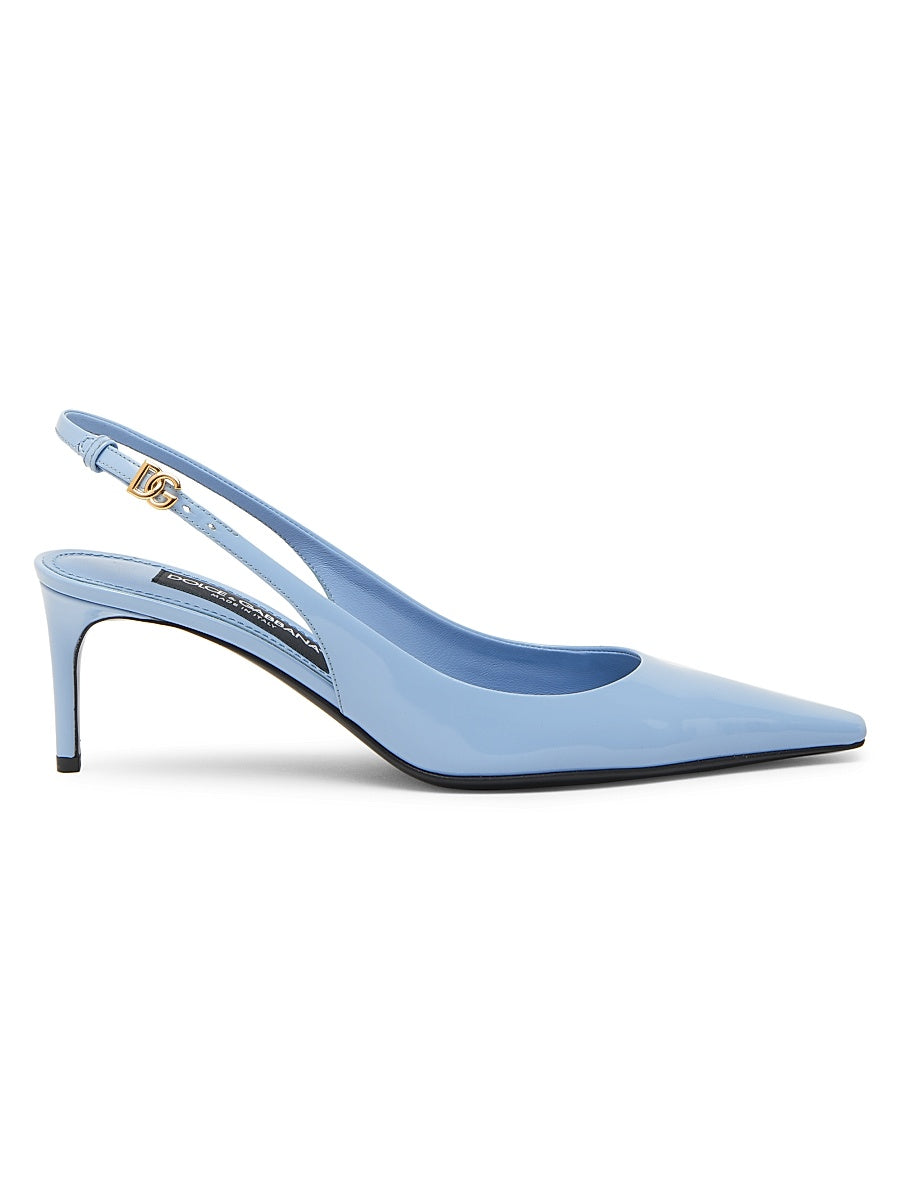 Mun 60MM Logo-Detailed Patent Leather Pumps