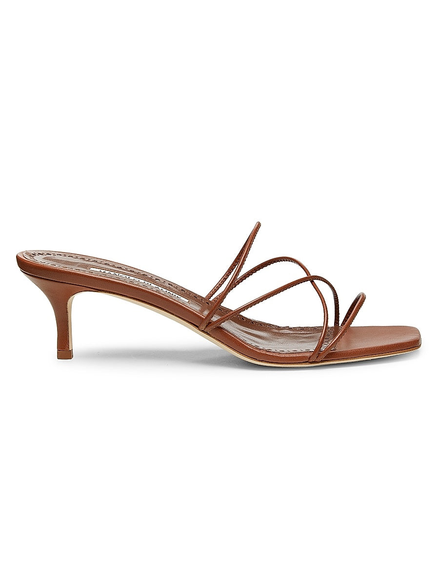 Ninfemu 50MM Leather Strappy Sandals